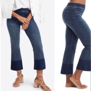 SPANX Denim Cropped Flare Jean Sz S